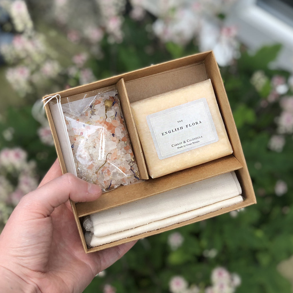 The beautifully crafted gift box is filled with treats to help soothe body and mind. A ready-made gift for somebody you love, or potentially a part of your own self-care routine - We love this!