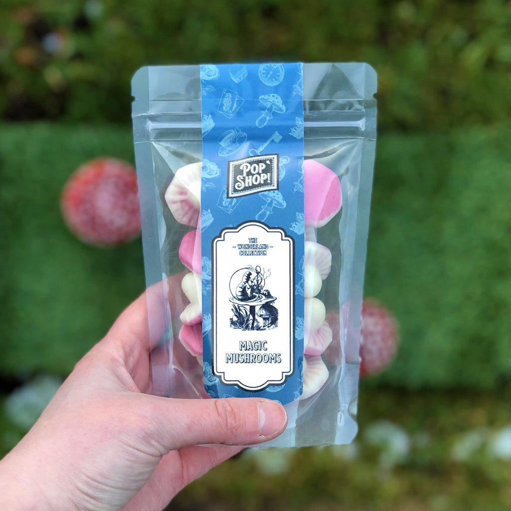 These deliciously addictive fruit flavour gums might not alter your size, but they're so yummy you'll be back for more! (100g) Already a hit at Pretty Odd HQ, these giant delights make the perfect addition to our Wonderland Collection! Inspired by Alice in Wonderland.