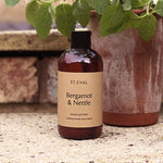 Load image into Gallery viewer, Enjoy the uplifting scent of Bergamot and Wild Nettle for a true sense of the great outdoors. This gorgeous St. Eval hand lotion combines natural plant extracts with a soft and delicate fragrance for the keen gardener in your life (or those who just want to smell it without the hard work!)
